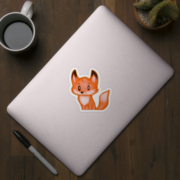 Cute Fox Drawing by Play Zoo